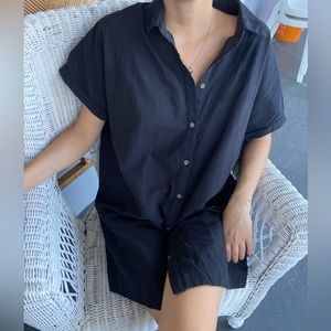 Rhythm Classic Linen Shirt Dress